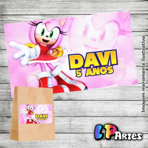 Adesivo 10x15 - Amy Rose