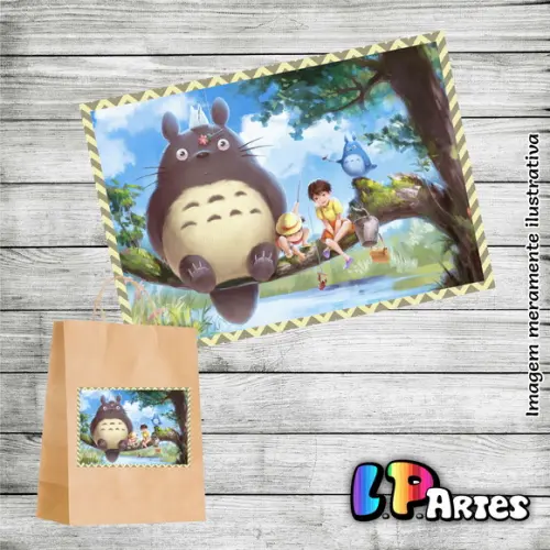 Adesivo 10x15 - Totoro