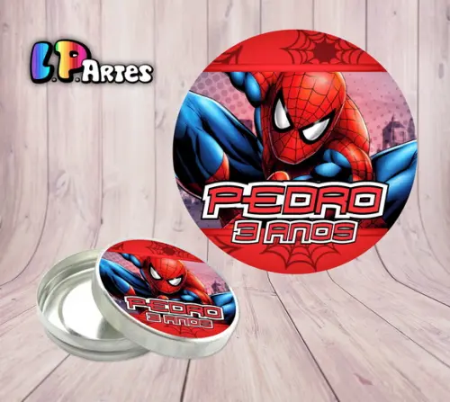 Adesivo 5x5 Homem Aranha