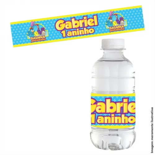 Adesivo Água - Galinha Pintadinha