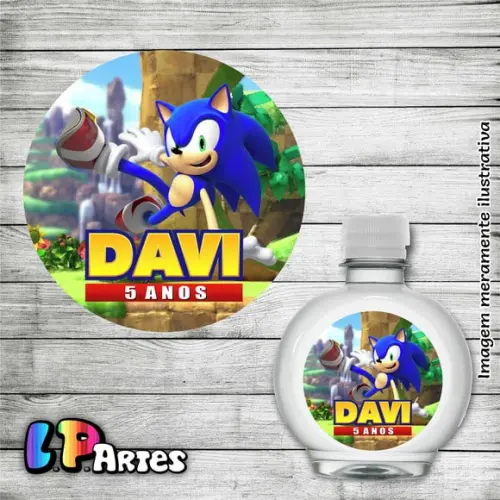 Adesivo Água - Sonic