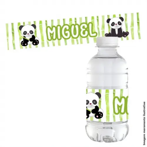 Adesivo Água - Panda Menino