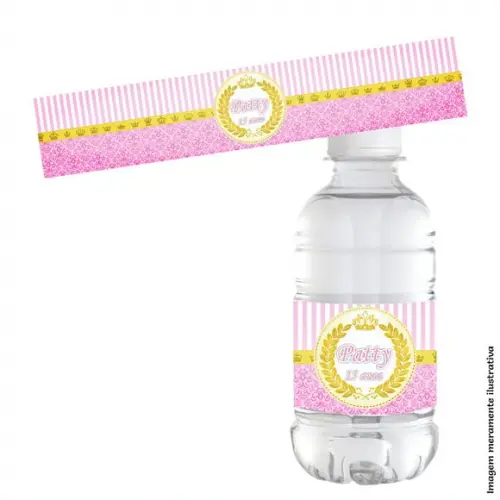 Adesivo Água Lindoya Realeza Rosa