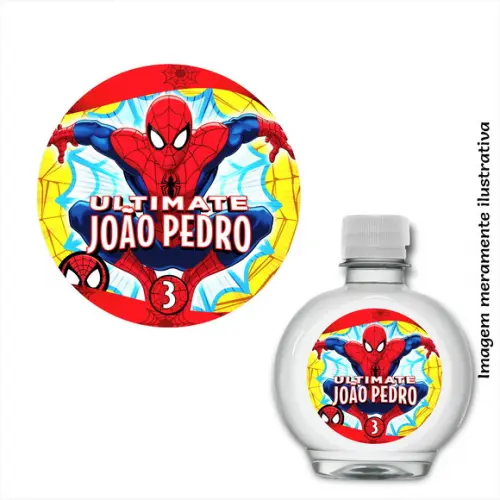 Adesivo Água Ouro - Homem Aranha