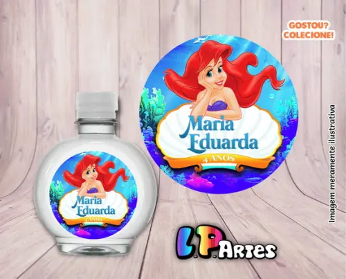 Adesivo Água Ouro Fino - a Pequena Sereia