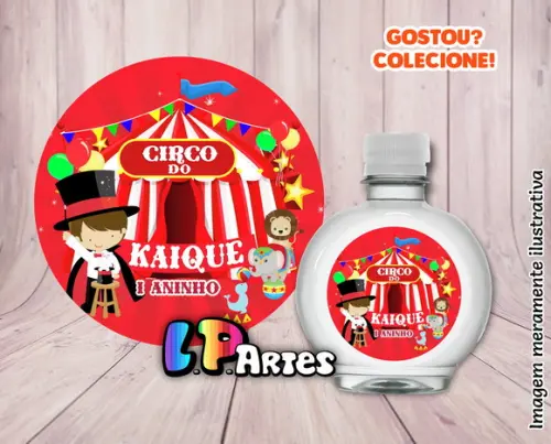 Adesivo Água Ouro Fino - Circo Menino