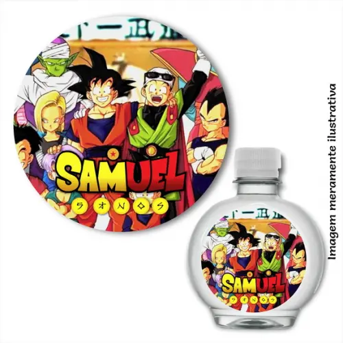 Adesivo Água Ouro Fino - Dragon Ball Z