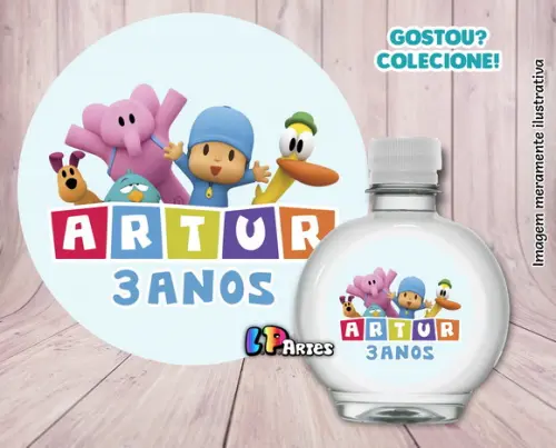 Adesivo Água Ouro Fino - Pocoyo