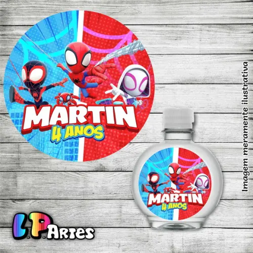 Adesivo Água Ouro Fino - Spidey e Seus Amigos