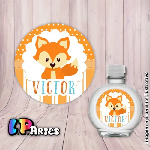 Adesivo Agua Ouro Fino Raposinha