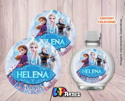 Adesivo Água Ouro Fino- Frozen 2