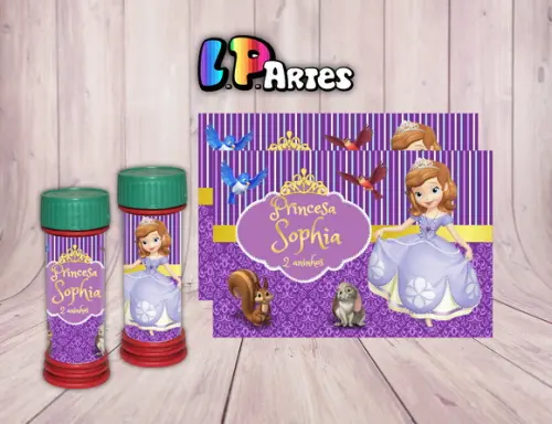 Adesivo Bolha de Sabão - Princesa Sofia