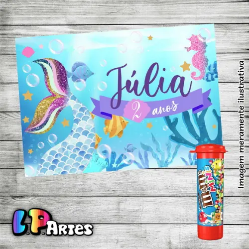 Adesivo Chocolate M&m's - Sereia