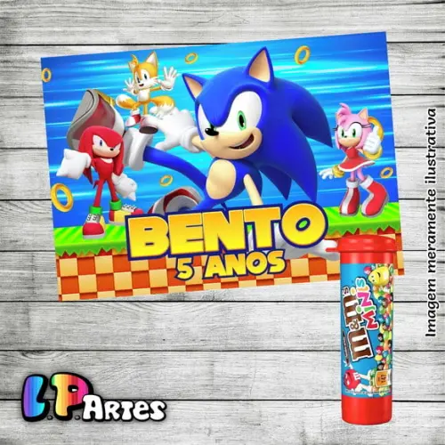 Adesivo Chocolate M&m's - Sonic