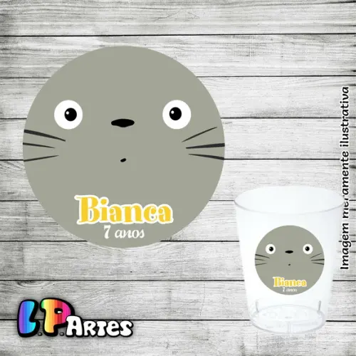 Adesivo Copinho de Brigadeiro - Totoro