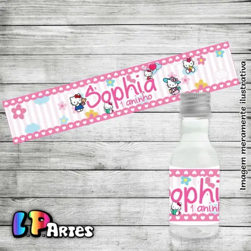 Adesivo de Garrafinha - Hello Kit
