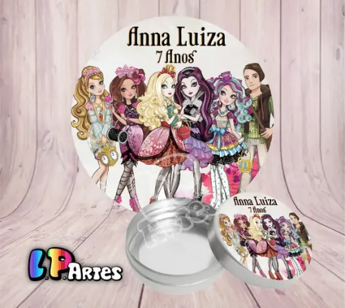 Adesivo de Latinha - Ever After High