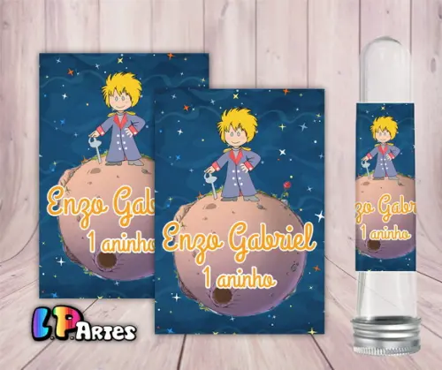 Adesivo de Tubete o Pequeno Príncipe