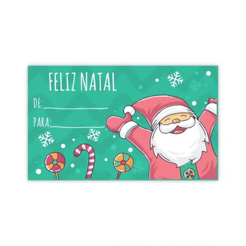 Adesivo Natalino - Feliz Natal - de - para