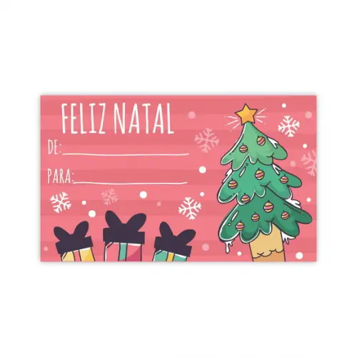 Adesivo Natalino - Feliz Natal - de - para