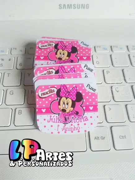 Adesivo Nucita - Minnie Rosa
