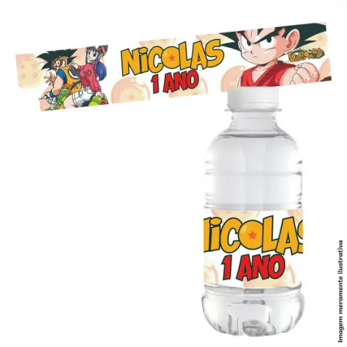 Adesivo para Água - Dragon Ball Z