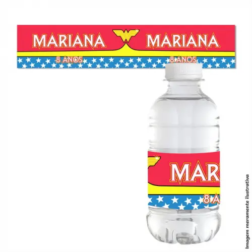 Adesivo para Água - Mulher Maravilha