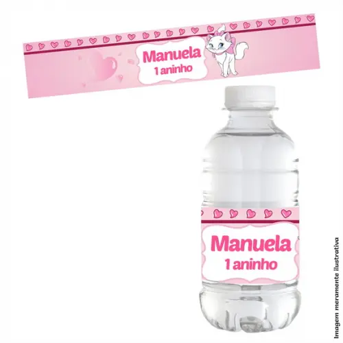 Adesivo para Água - Gatinha Marie
