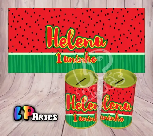 Adesivo para Cofre Melancia