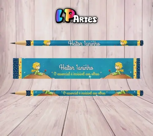 Adesivo para Lápis - o Pequeno Príncipe.