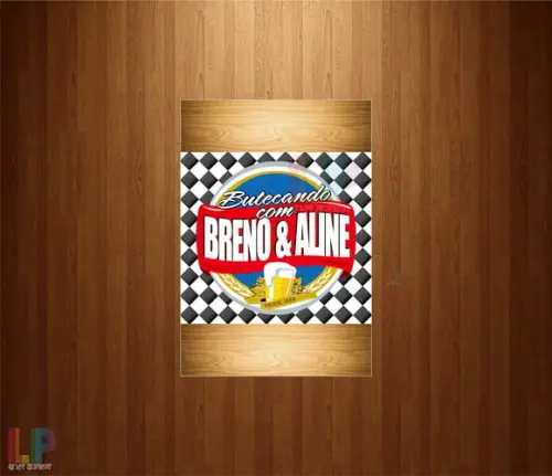 Adesivo para Tubete Brahma Bar Boteco