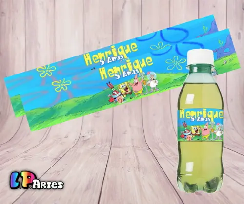 Adesivo Refrigerante - Bob Esponja