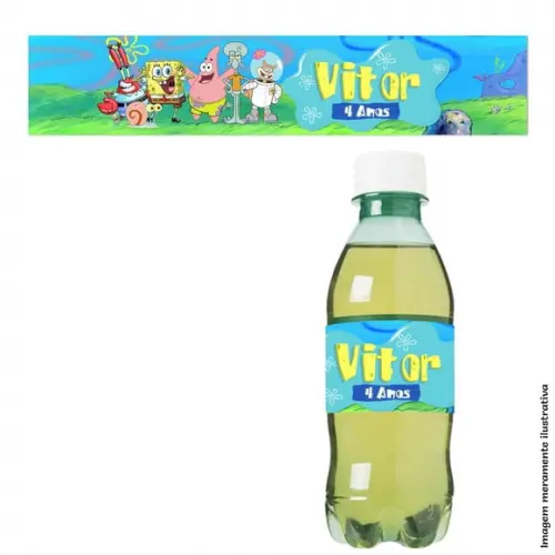 Adesivo Refrigerante - Bob Esponja