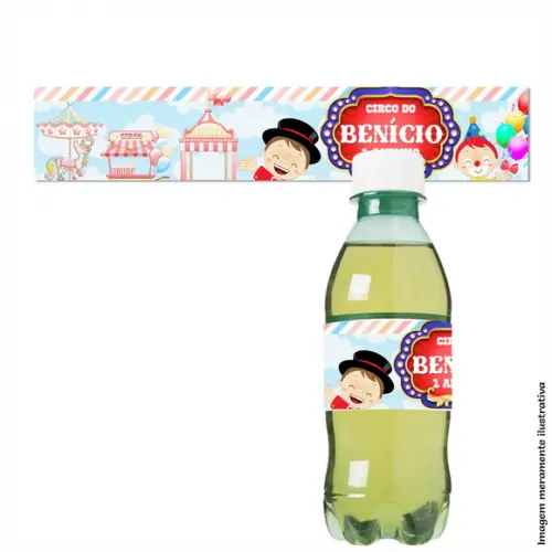 Adesivo Refrigerante - Circo Menino