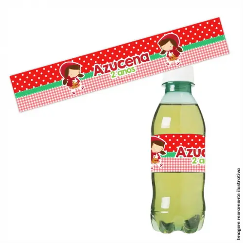 Adesivo Refrigerante - Chapeuzinho Vermelho