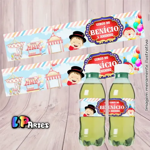 Adesivo Refrigerante - Circo Menino