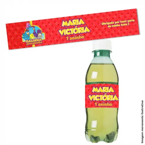 Adesivo Refrigerante - Galinha Pintadinha Vermelha