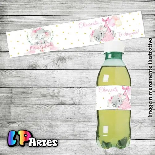 Adesivo Refrigerante - Elefantinha Baby