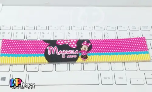 Adesivo Refrigerante - Minnie Rosa