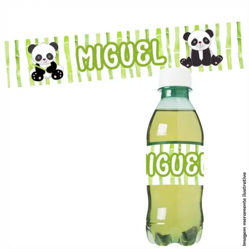 Adesivo Refrigerante - Panda Menino