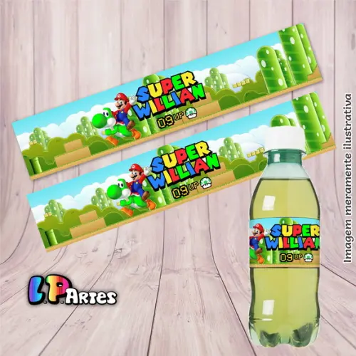Adesivo Refrigerante - Super Mario