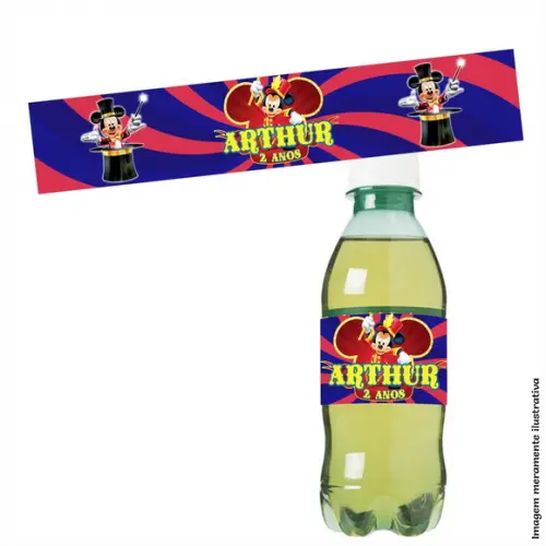Adesivo Refrigerante Circo do Mickey