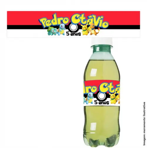 Adesivo Refrigerante Caçulinha - Pokémon