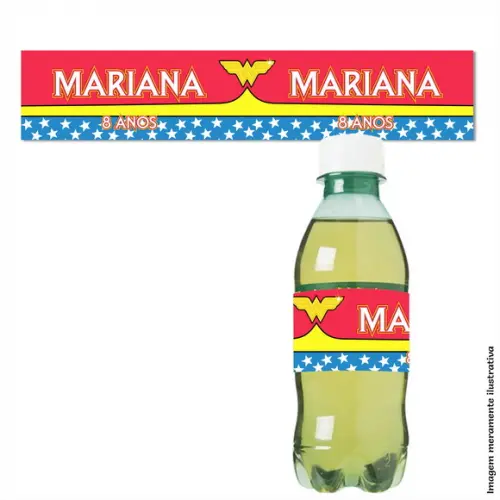 Adesivo Refrigerante Mulher Maravilha
