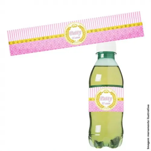 Adesivo Refrigerante Realeza Rosa