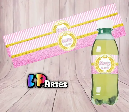 Adesivo Refrigerante Realeza Rosa