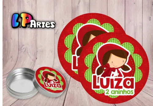 Adesivo Rótulo Chapeuzinho Vermelho