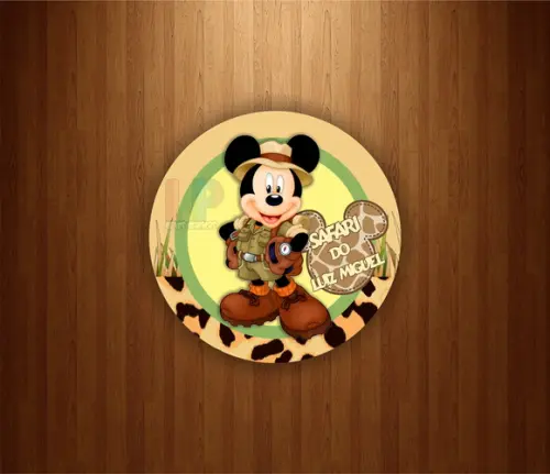 Adesivo Rótulo - Mickey Sarafi
