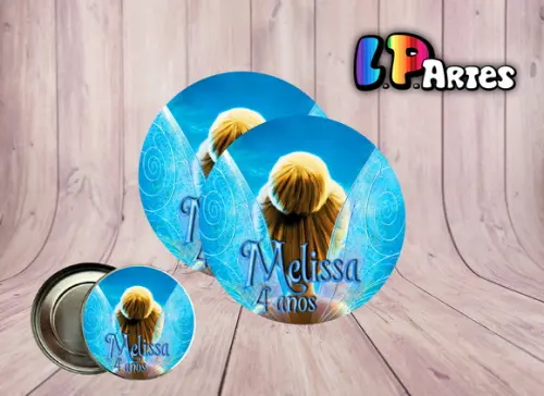 Adesivo Rótulo Latinha Tinker Bell Fadas