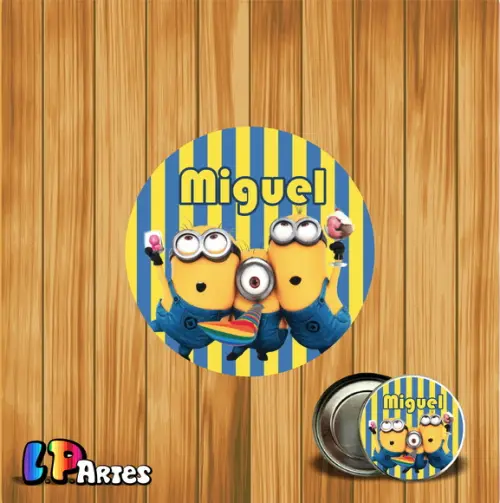 Adesivo Rótulo Minions